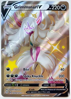 Grimmsnarl V SV116/SV122 Shining Fates: Shiny Vault Holo Pokemon - Image 1