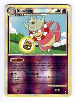 Slowking Call of Legends #32 (2011) Rare Reverse Holo LP Pokemon - Image 1