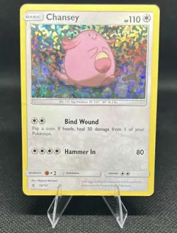 McDonald's Chansey 010/012 McDonald's 2018 Holo Promo Pokemon TCG HP 110 - Image 1