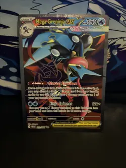 Mega Greninja ex 100/086 Ultra Rare Chaos Rising Pokemon Holo Near Mint - Image 1