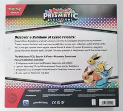 2025 Pokemon TCG Scarlet & Violet Prismatic Evolutions Poster Collection Box - Image 3