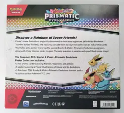 2025 Pokemon TCG Scarlet & Violet Prismatic Evolutions Poster Collection Box - Image 4