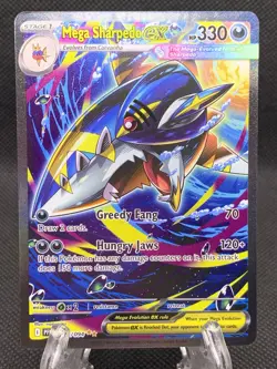 Pokemon TCG Mega Sharpedo EX 127/094 Phantasmal Flames Special Illustration Rare - Image 1