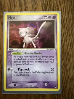 Mew 4/17 POP Series 4 Promo Pokemon Card Holo Foil Rare Hp/Dmg - Image 1