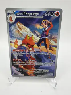 🔥Ethan's Magcargo 222/217 Ascended heroes Illustration Rare Holo Pokemon TCG🔥 - Image 1
