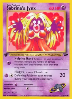Sabrina's Jynx 057/132 Gym Challenge LP Unlimited - Image 1