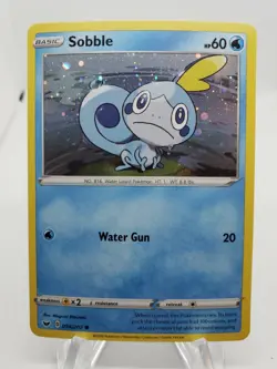 Sobble 054/202 Sword & Shield Cosmos Holo Promo Pokemon Card NM - Image 1