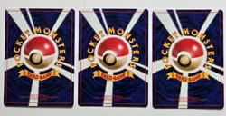 Japanese Team Rocket Dark Vaporeon Jolteon Flareon No.134 135 136 Pokemon Lot - Image 2