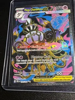 Pokemon ME05: Pitch Black (PBL) Mega Chandelure ex - 099/084 Ultra Rare - Image 1