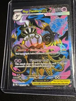 Pokemon ME05: Pitch Black (PBL) Mega Chandelure ex - 099/084 Ultra Rare - Image 2