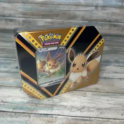 Pokemon TCG V Powers Tin Eevee V Factory Sealed Factory Sealed - Image 1