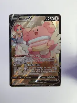 Pokemon Sword & Shield Silver Tempest Blissey V TG22/TG30 Trainer Gallery Holo - Image 1
