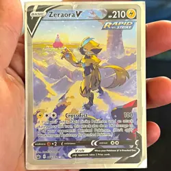 Pokemon Company Zeraora V 166/198 SWSH06 Chilling Reign Full Art Holo 210 HP - Image 1