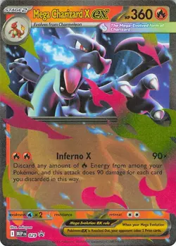 Mega Charizard X ex 029 Holo Promo ME: Mega Evolution Promo Pokemon Near Mint - Image 1