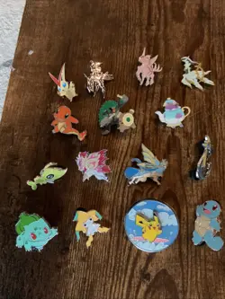 Official Licensed Metal Enamel Pokemon Pin Lot 17x - Free USPS Ground Advantage - Image 3