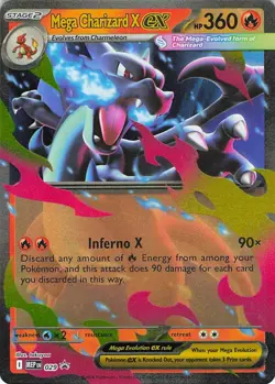 Mega Charizard X ex 029 Holo Promo ME: Mega Evolution Promo Pokemon Near Mint - Image 1