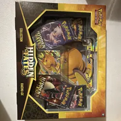 Pokemon TCG Hidden Fates Raichu-GX Collection Box English 2019 1 Box - Image 1