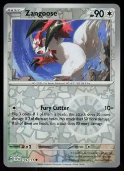 Zangoose 149/191 Common Surging Sparks Pokemon Reverse Holo Near Mint - Image 1