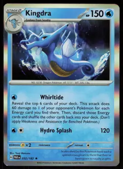 Kingdra 032/182 Rare Paradox Rift Pokemon Holo Near Mint - Image 1