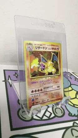 Charizard No.06 Base Set 1996 Pokemon Japanese Vintage Holo Bleed Halo Swirl NM - Image 2
