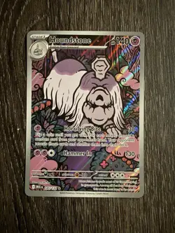 Pokemon TCG Houndstone Mega Evolution Base 145/132 - Image 1
