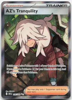 AZ's Tranquility 106/086 Ultra Rare Chaos Rising Pokemon Holo Near Mint - Image 1