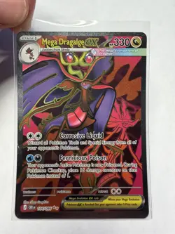 MEGA DRAGALGE EX POKEMON CHAOS RISING ULTRA RARE 104/086 pack fresh! - Image 1