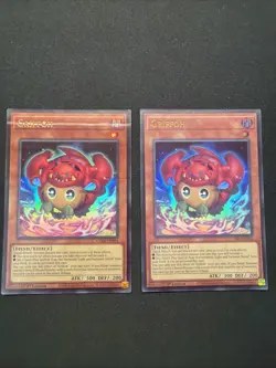 Yugioh Griffoh Ultra Rare CORI-EN004 x2 Near Mint Factory Error On One - Image 1