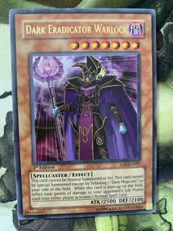 Dark Eradicator Warlock SD6-EN001 Structure Deck: Spellcaster's Judgment 1st Ed - Image 1