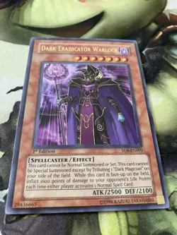 Dark Eradicator Warlock SD6-EN001 Structure Deck: Spellcaster's Judgment 1st Ed - Image 3