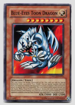 Yugioh Blue-Eyes Toon Dragon DLG1-EN051 Dark Legends Unlimited MP - Image 1