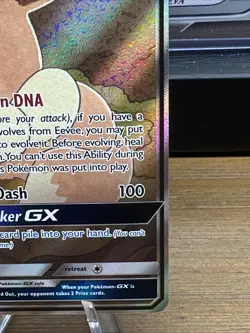 Pokemon TCG Eevee GX SM233 Full Art Black Star Promo Sun & Moon MP - Image 5