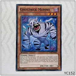 Ghostrick Mummy - LVAL-EN025 - Common 1st Edition Yugioh (A) (YC152) - Image 1