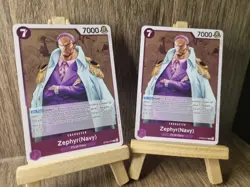 OP06-074 Zephyr Rare Duo Purple Deck One Piece TCG X2 cards - Image 1