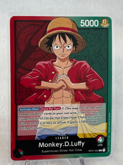 One Piece Monkey D. Luffy OP01-003 Romance Dawn Leader Pre Errata - Image 4