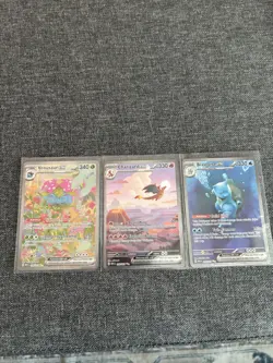 Pokemon Tcg Charizard Venusaur Blastoise ex SIR 200 201 202/165 SV 151 NM - Image 2