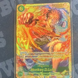 Bandai Monkey D. Luffy OP13-118 Carrying On His Will SEC Alt Art Holo 7000 - Image 1
