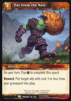 World of Warcraft TCG Far from the Nest - Twilight of the Dragons 210/220 - Image 1