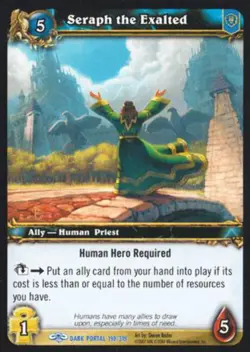 World of Warcraft TCG Seraph the Exalted - Through the Dark Portal 190/319 - Image 1