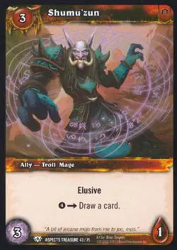 World of Warcraft TCG Shumu'zun - Battle of Aspects Treasure 43/75 - Image 1