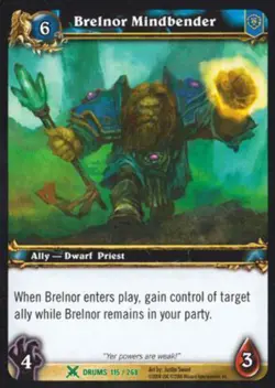 World of Warcraft TCG Brelnor Mindbender (Foil) - Drums of War 115/268 - Image 1