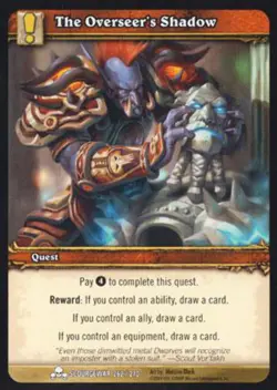 World of Warcraft TCG The Overseer's Shadow - Scourgewar 262/270 - Image 1