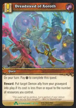 World of Warcraft TCG Dreadsteed of Xoroth - Scourgewar 256/270 - Image 1