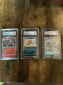 POKEMON SLABS LOT x 3, CHARIZARD, WEAVILE, VAPOREON - Image 1