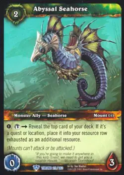 World of Warcraft TCG Abyssal Seahorse - Throne of the Tides 211/263 - Image 1