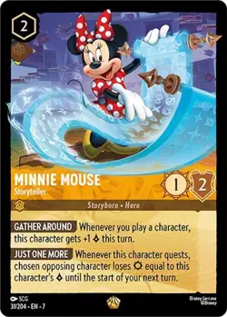 Minnie Mouse Storyteller 31/204 Archazia's Island Regular NM Lorcana - Image 1