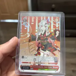 Signed Weiss Schwarz Hololive Nakiri Ayame Card HOL/W91-090SP SP FOIL Japan - Image 1