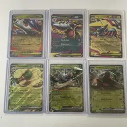 Pokemon 6 EX Card Lot NM NO Doubles - Image 1