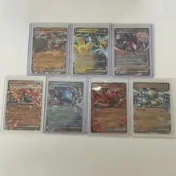 Pokemon 7 EX Card Lot NM NO Doubles - Image 1