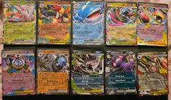 Pokemon 10-Card Lot EX & Mega EX (As Pictured) Pitch Black - Image 1